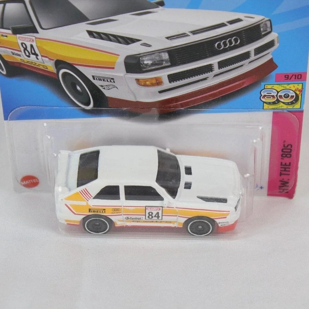 Hot Wheels White '84 Audi Sport Quattro Toy Car - NEW